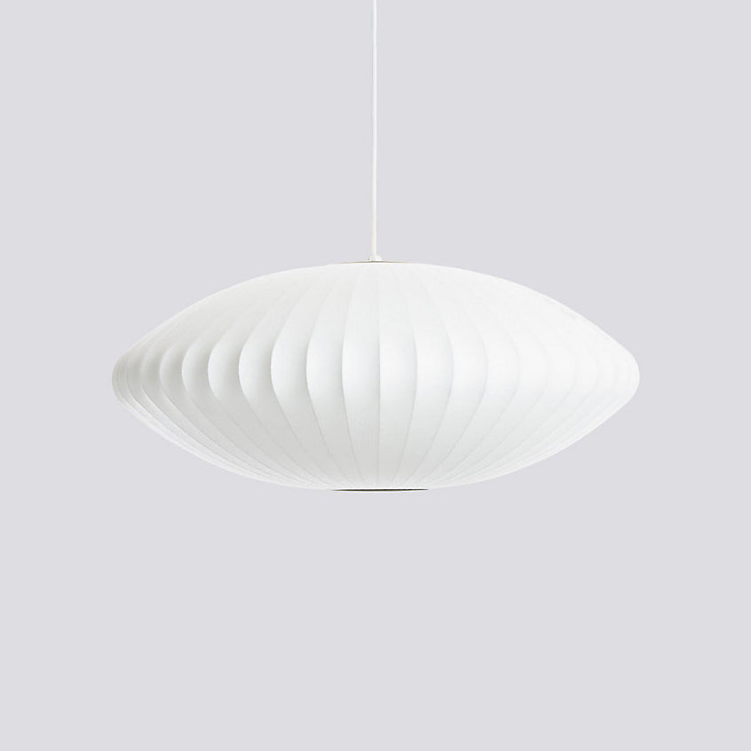 Bis hanglamp van zijde en staal