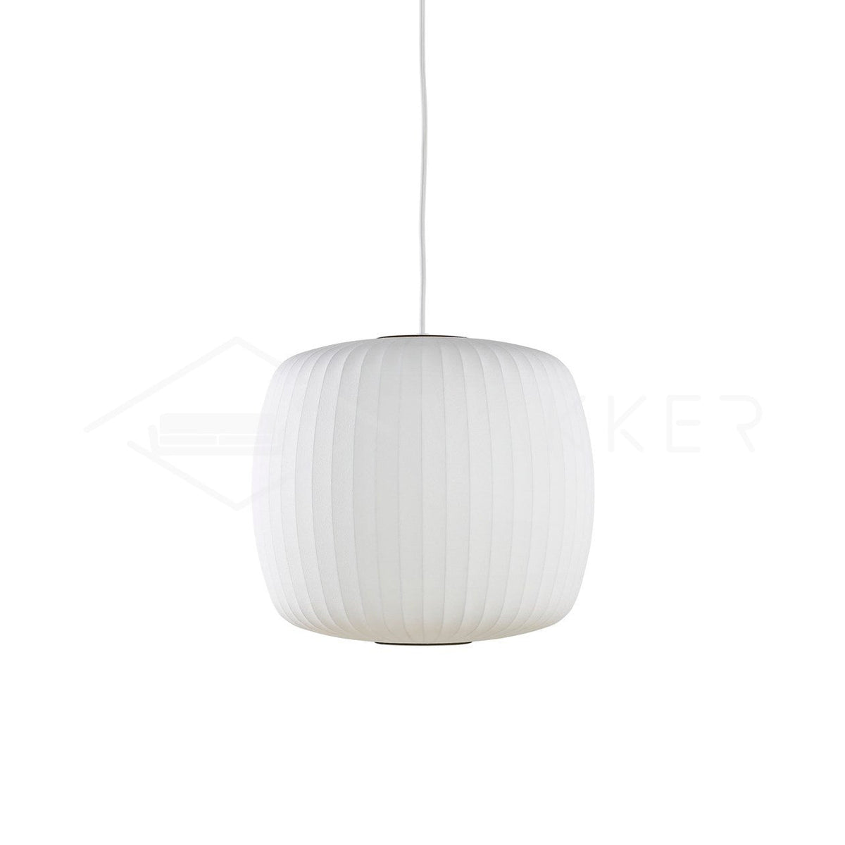 Bis hanglamp van zijde en staal