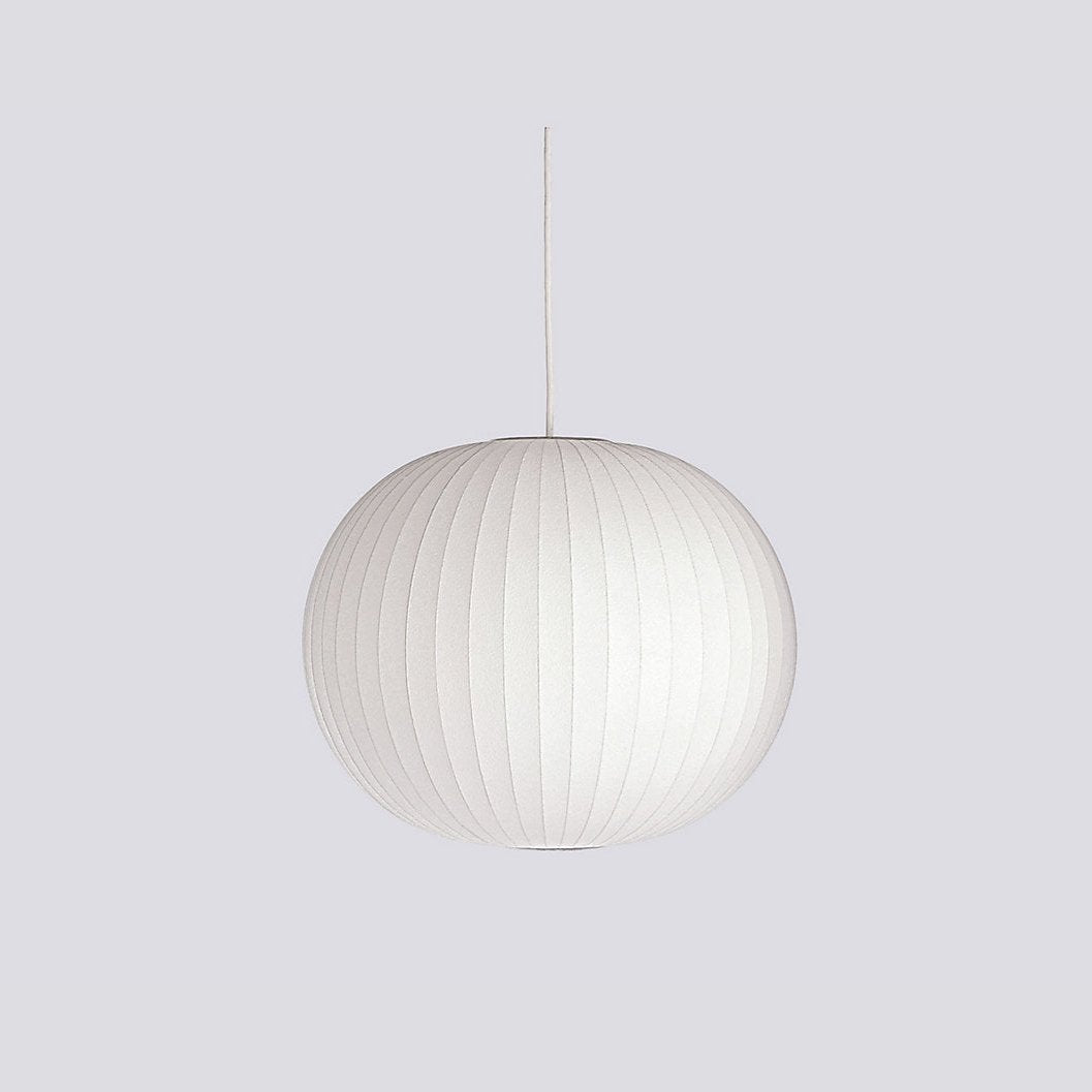 Bis hanglamp van zijde en staal
