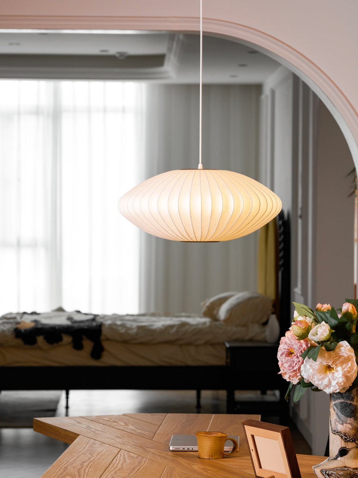 Alvaris Moderne hanglamp in wit