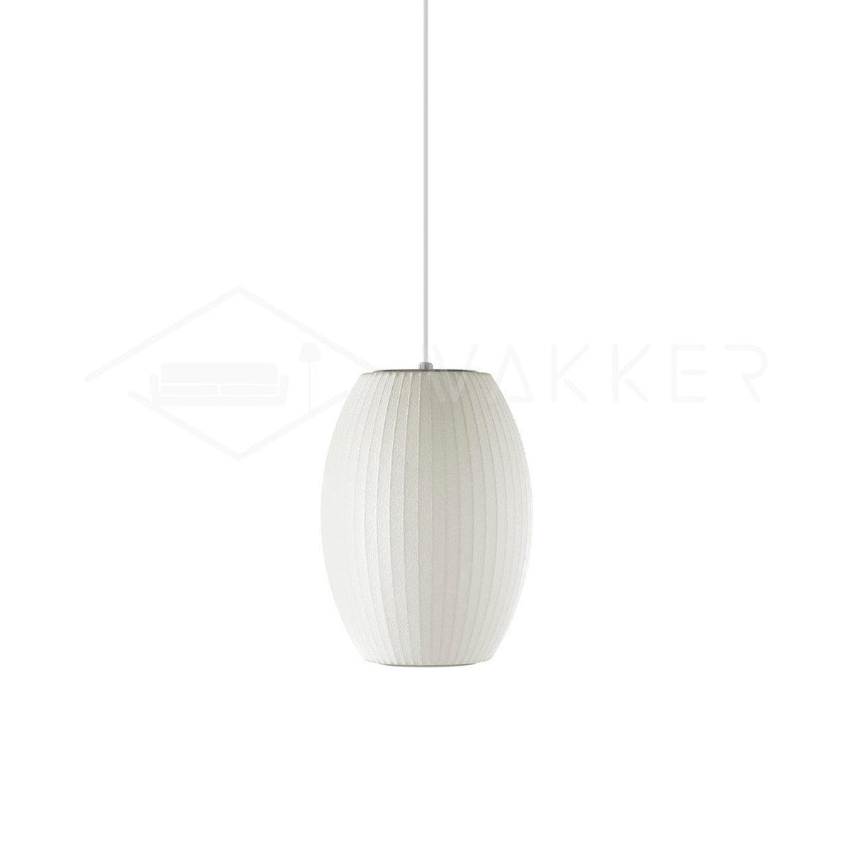 Bis hanglamp van zijde en staal
