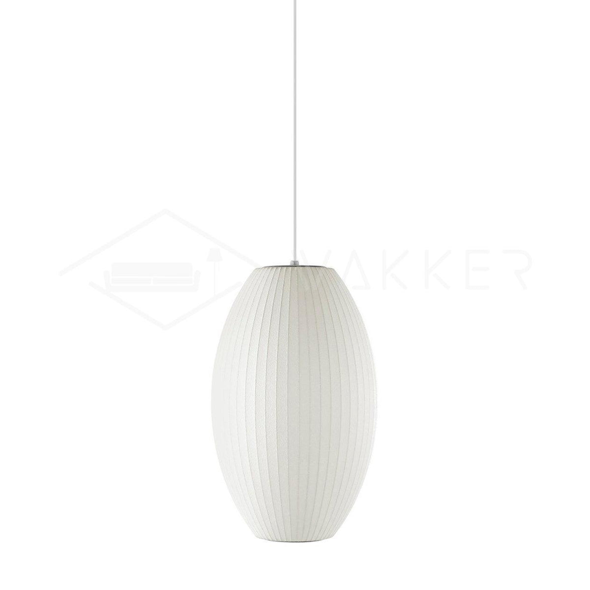 Bis hanglamp van zijde en staal