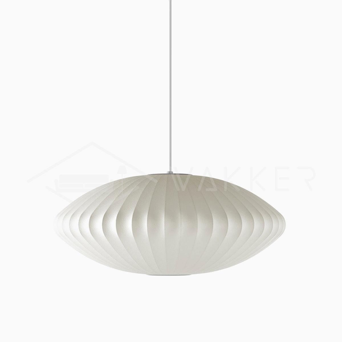 Bis hanglamp van zijde en staal