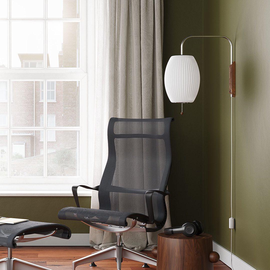 Aldinira wandlamp walnoot bal