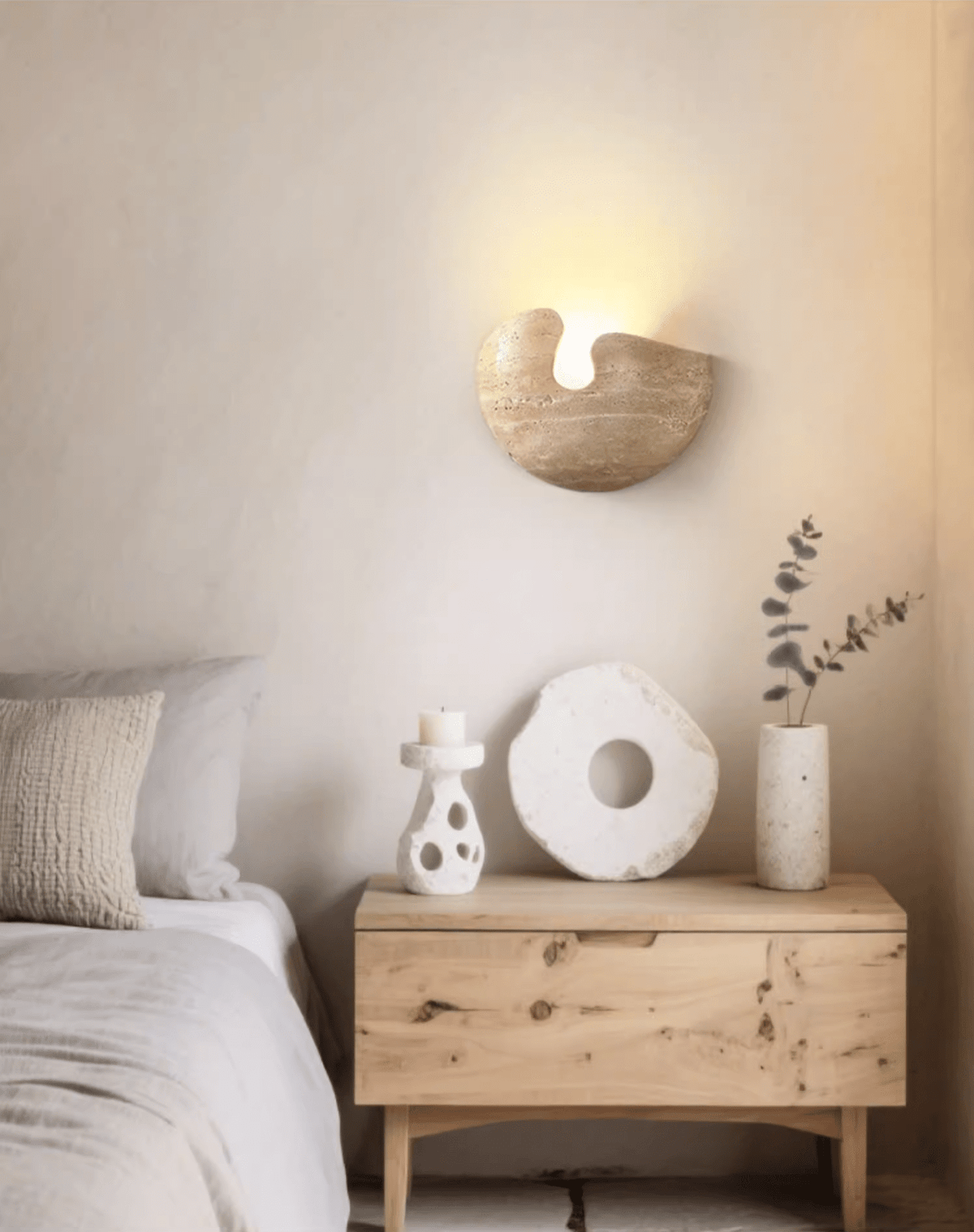 Pearl Stone wandlamp