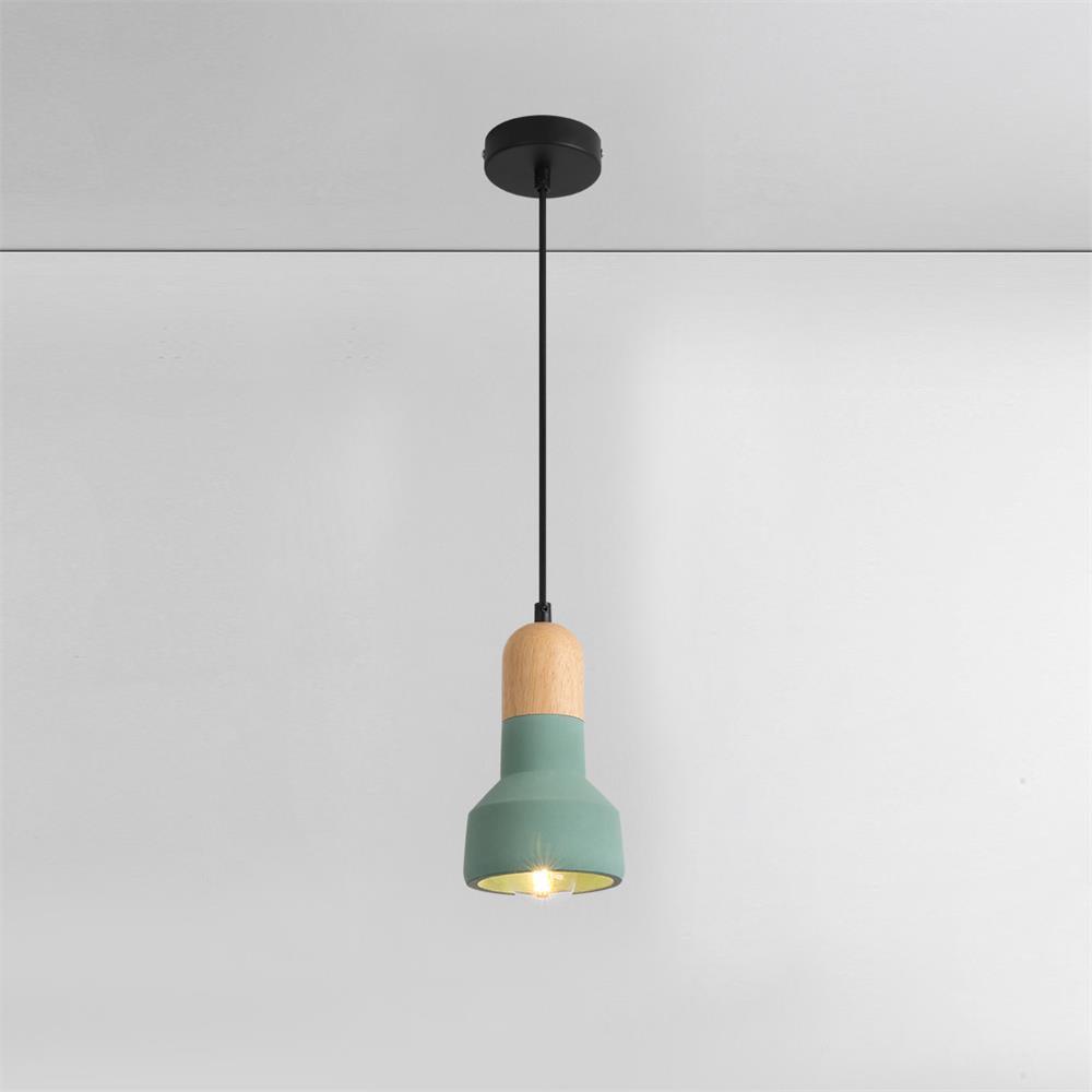 Trio Rustic hout hanglamp Grijs