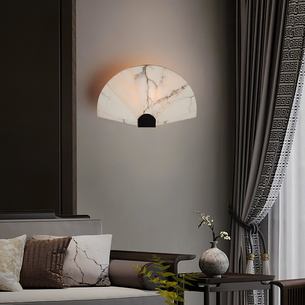 Nivelella minimalistisch wandlamp van albast