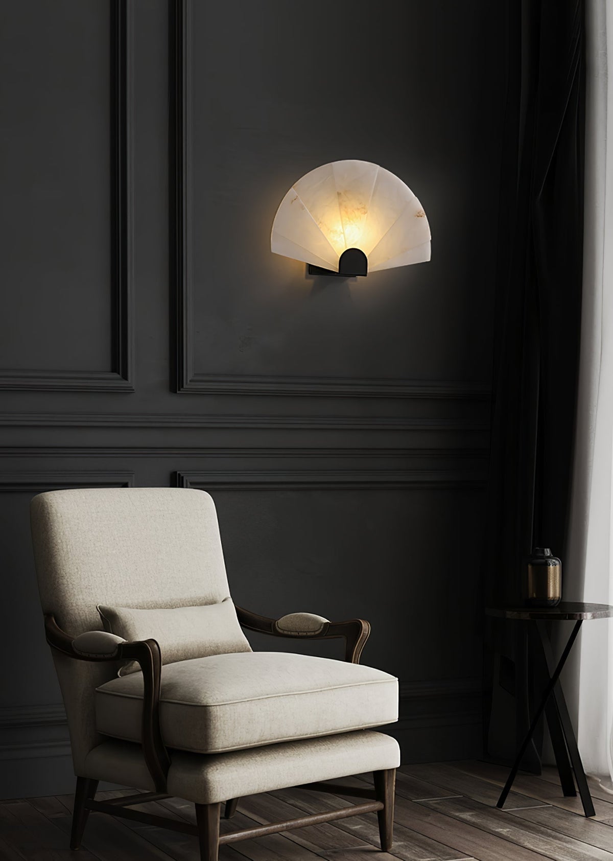 Nivelella minimalistisch wandlamp van albast