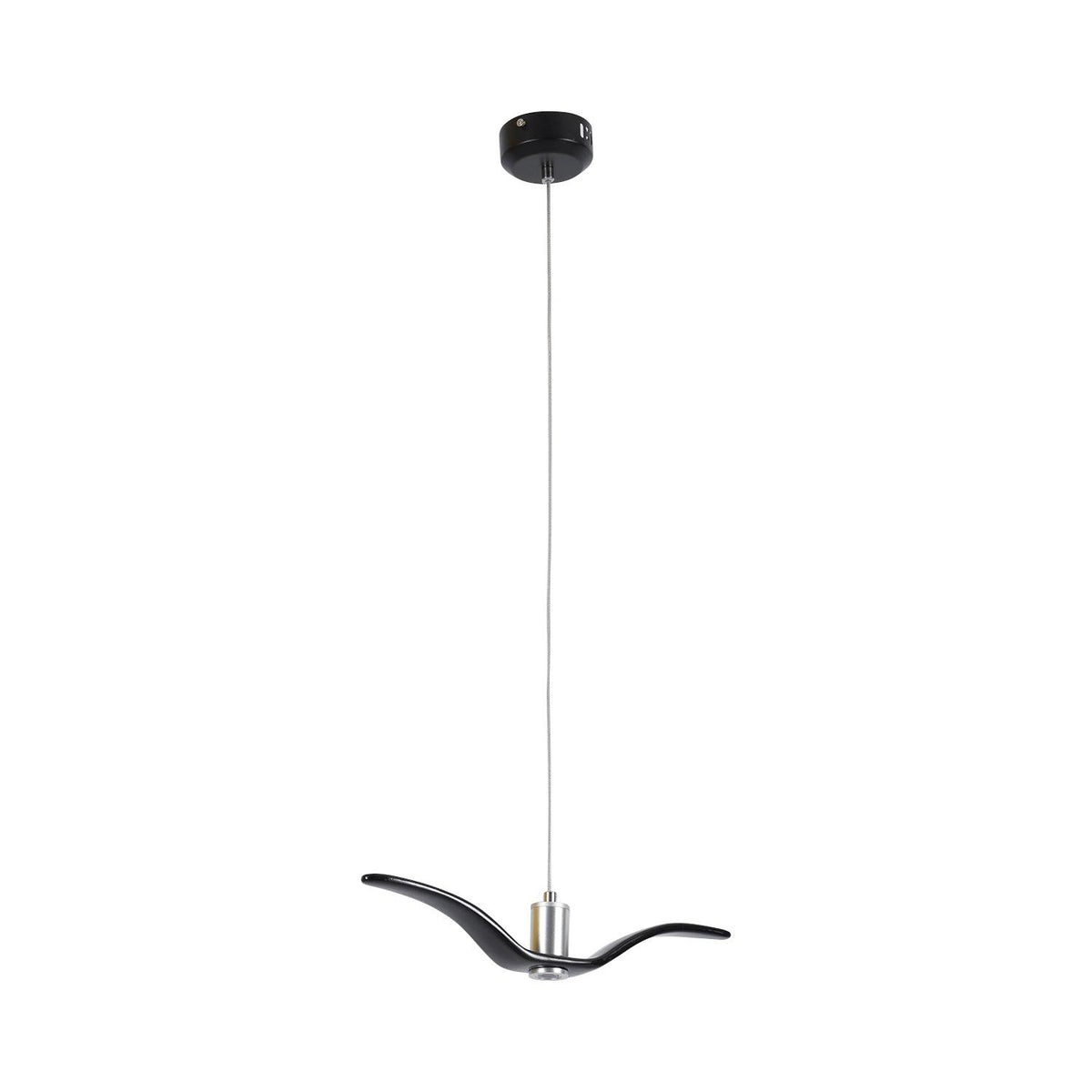 Ivoren hanglamp met vleugels voor woonkamer
