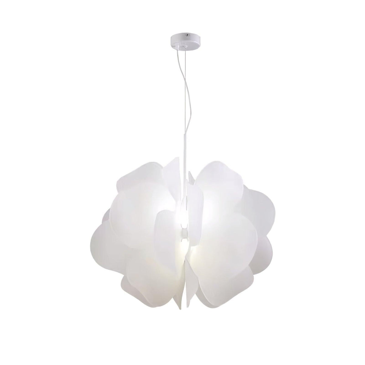 Orelisiella hanglamp plastic bloemmotief