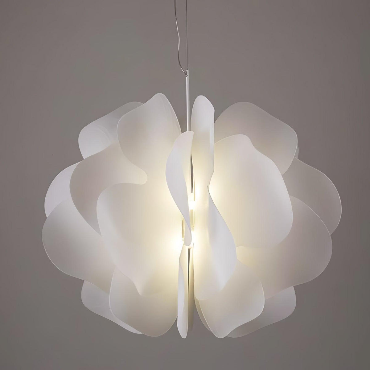 Orelisiella hanglamp plastic bloemmotief