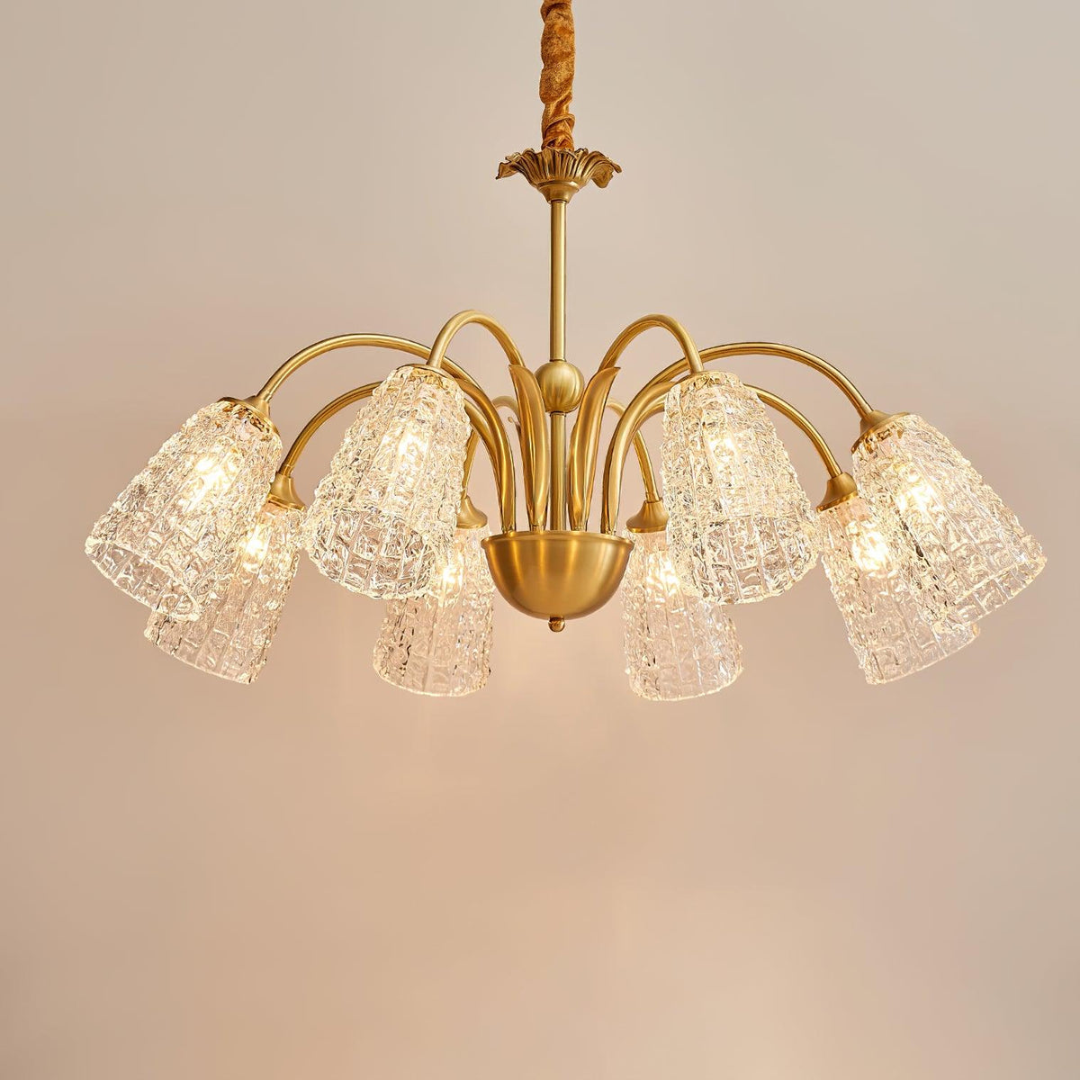 Celiella Vintage glas Kroonluchter