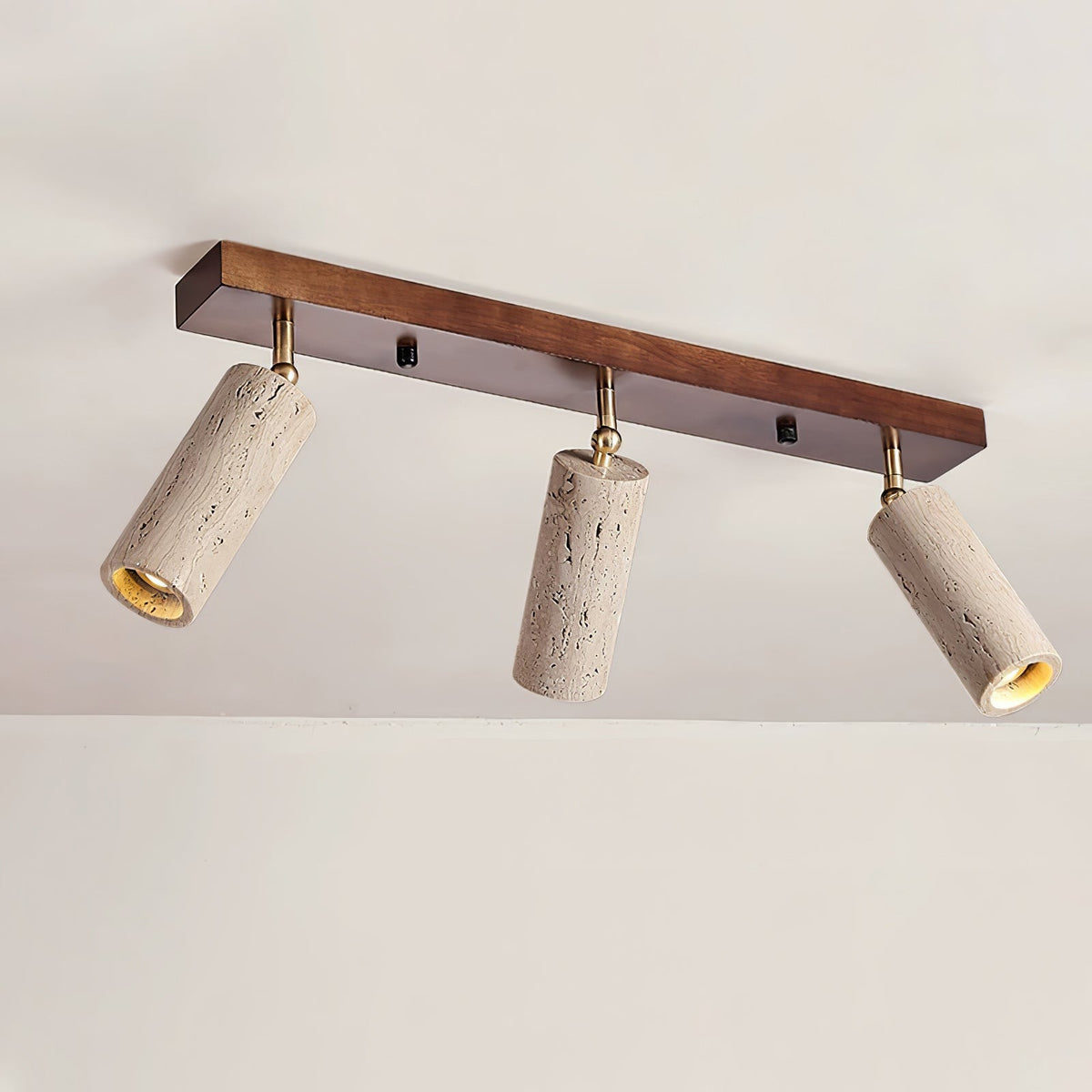 Tavalette Multi-Cylinder travertin Track Light