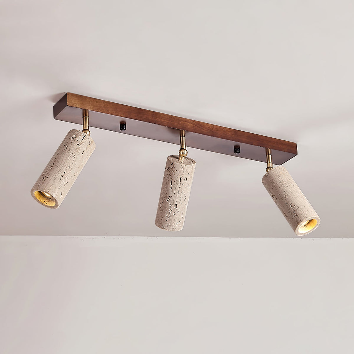Tavalette Multi-Cylinder travertin Track Light
