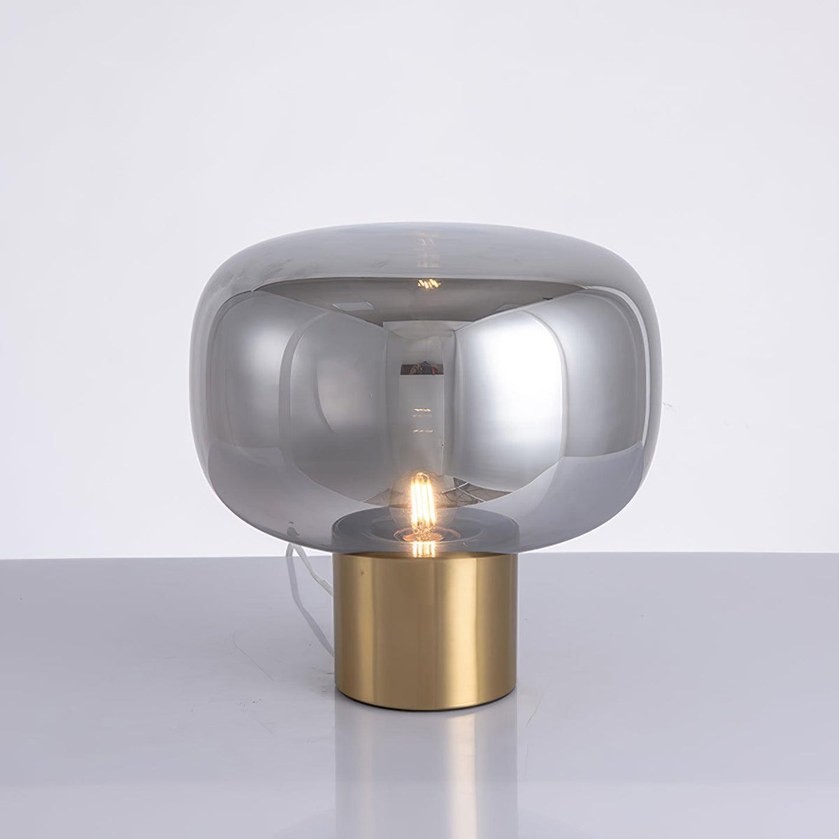 Teloz Industriële tafellamp van glas