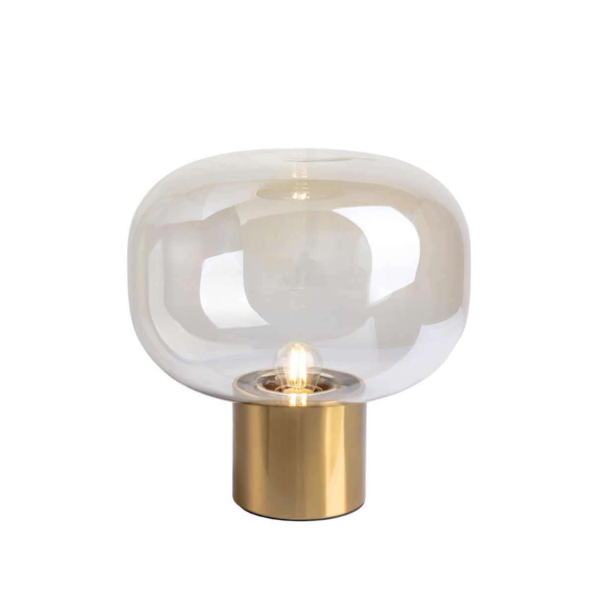 Teloz Industriële tafellamp van glas