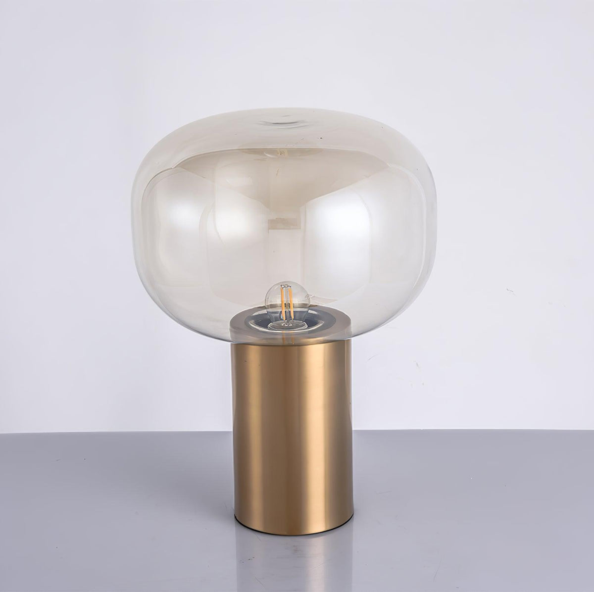 Teloz Industriële tafellamp van glas