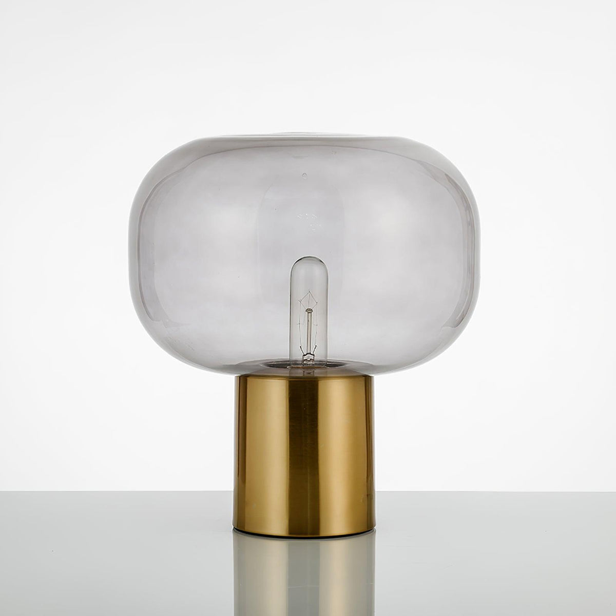Teloz Industriële tafellamp van glas