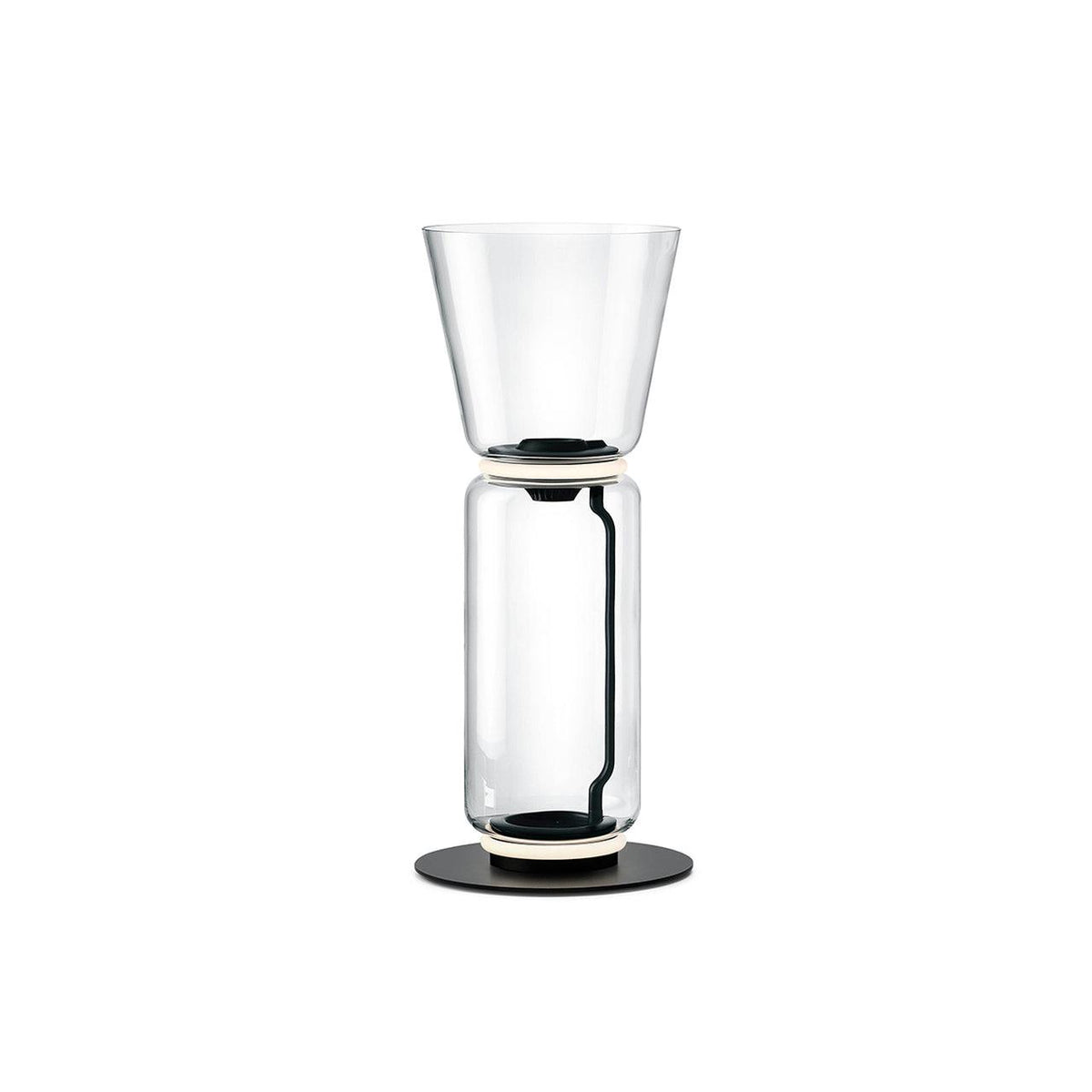 Cyrilys vloerlamp bamboe glas