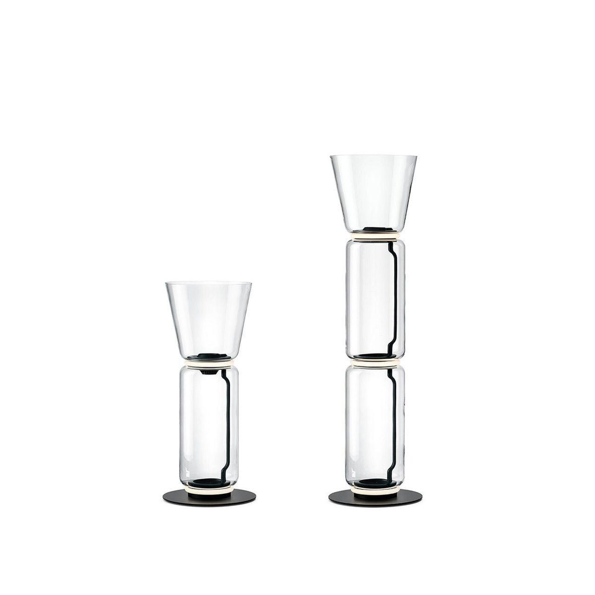 Cyrilys vloerlamp bamboe glas