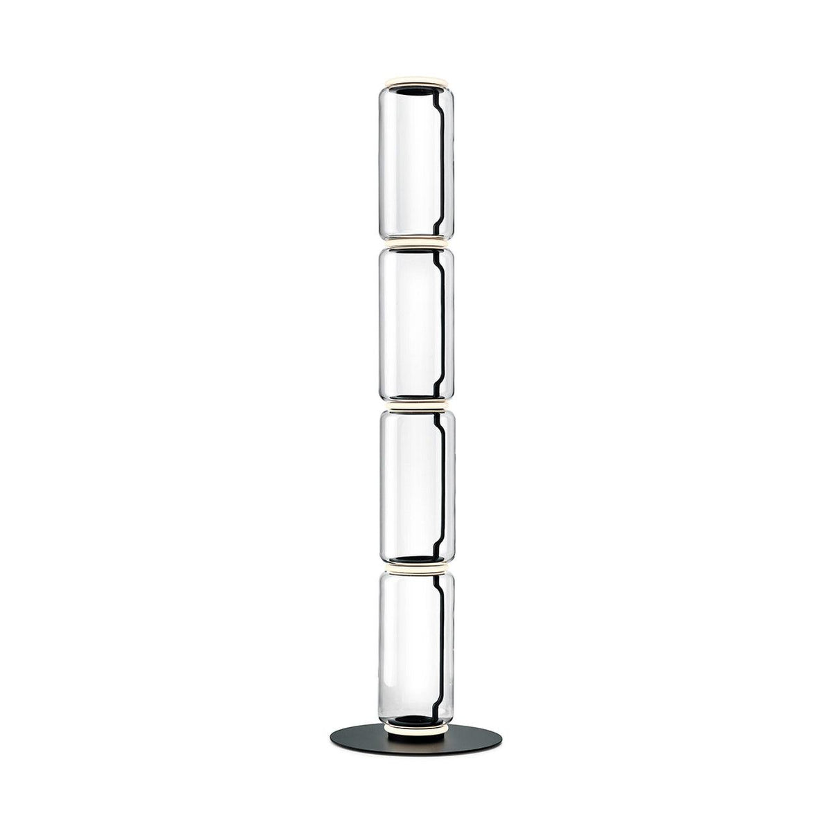 Cyrilys vloerlamp bamboe glas
