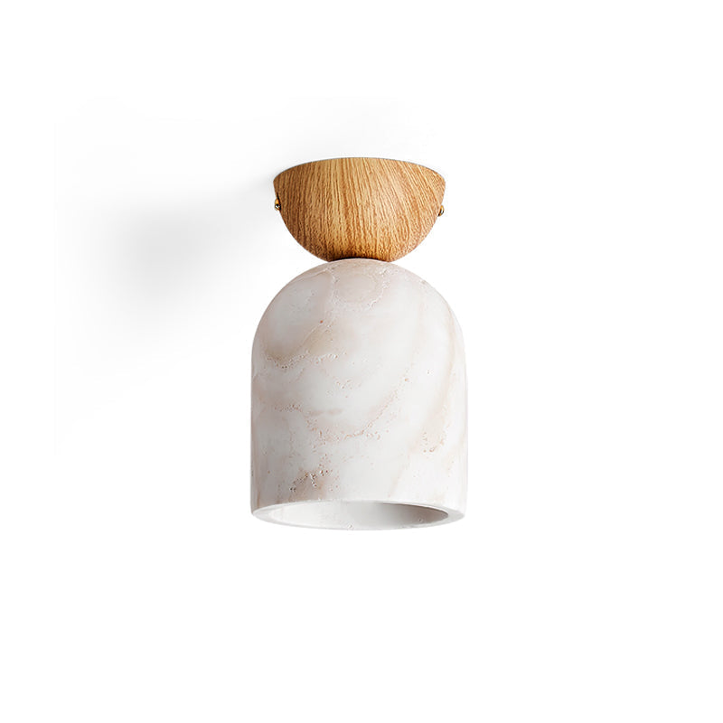 Linora travertin plafondlamp