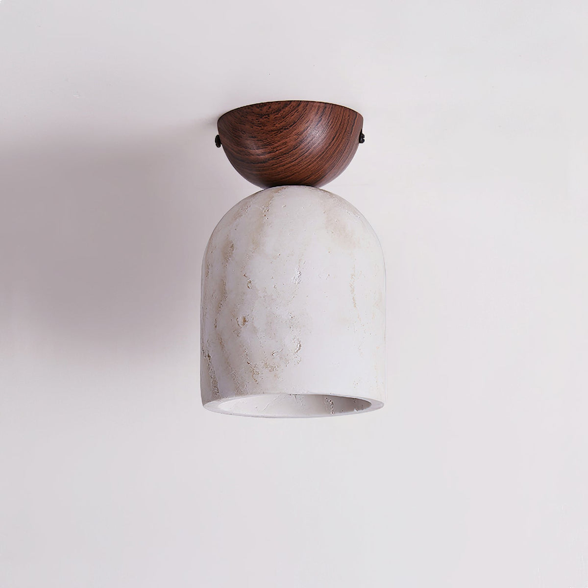 Linora travertin plafondlamp