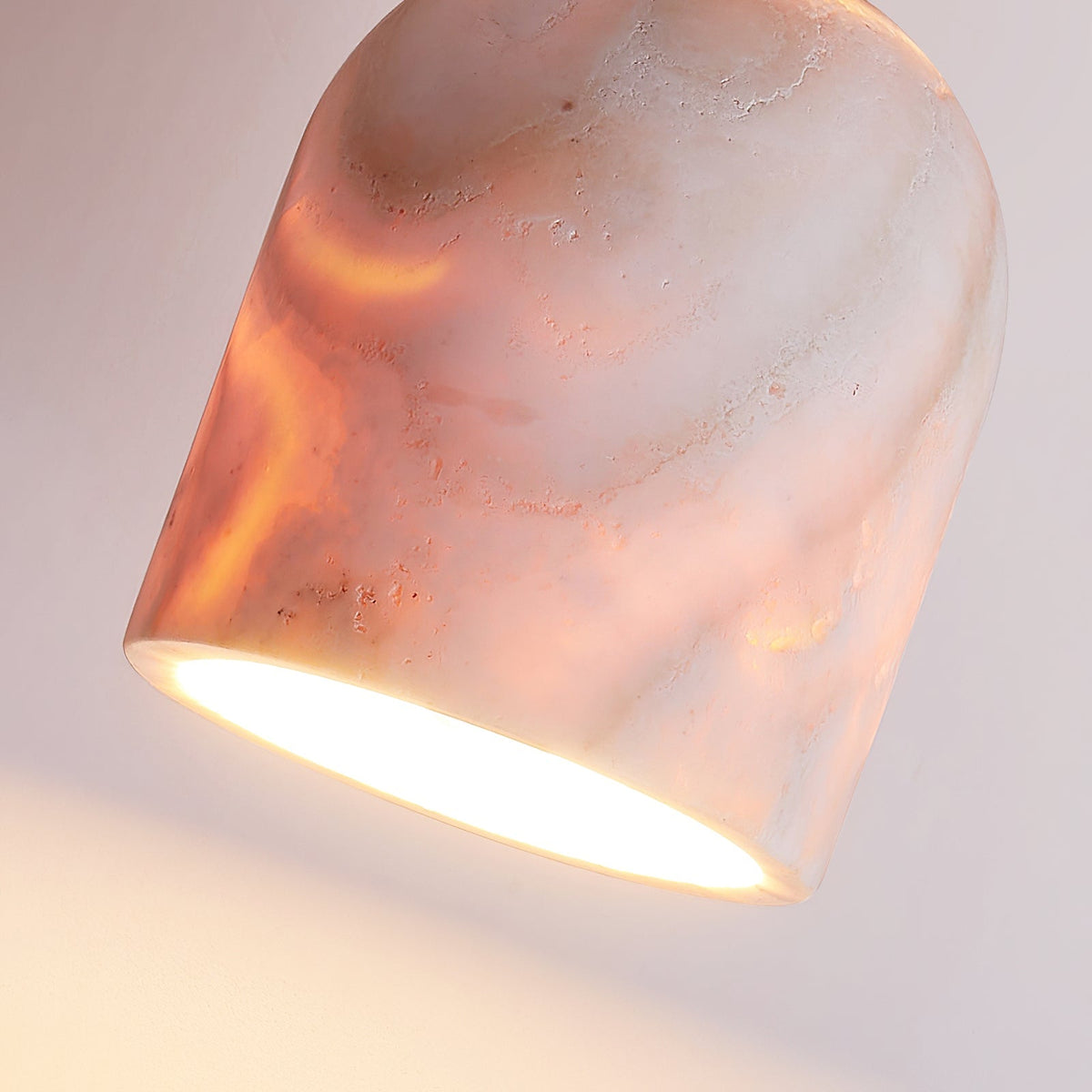 Linora travertin plafondlamp