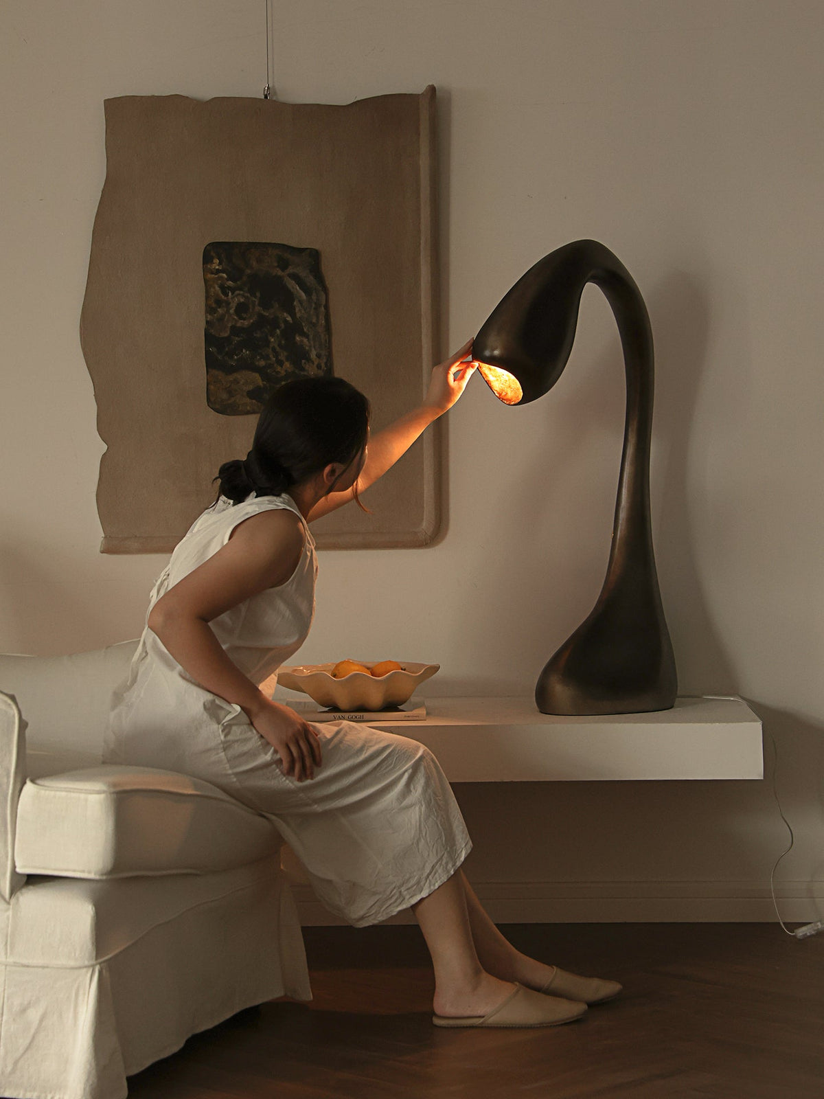 Kyns sculpturale tafellamp
