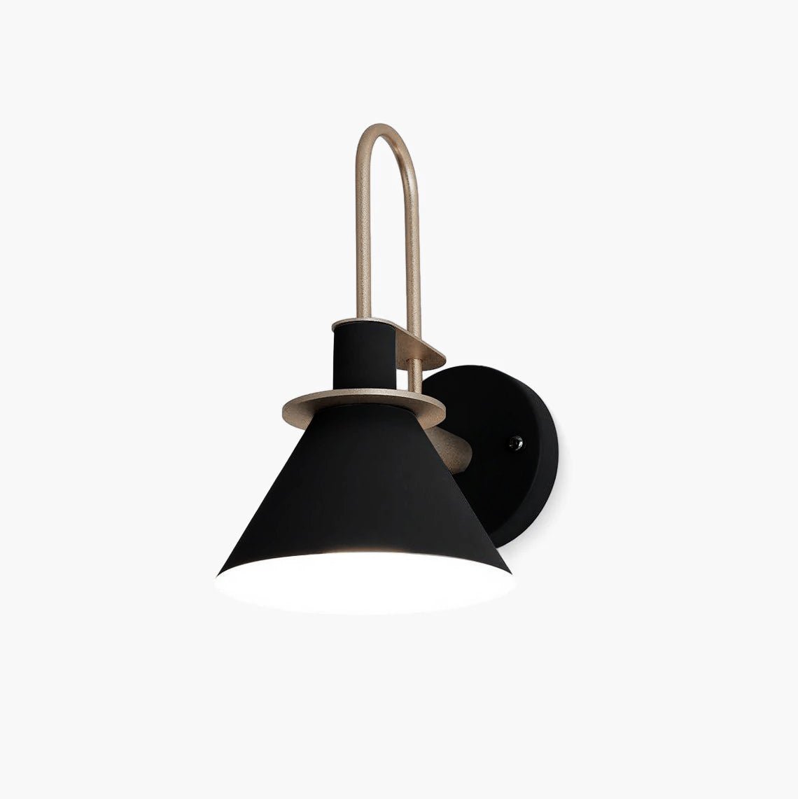 Solerine wandlamp zwart goud minimalistisch