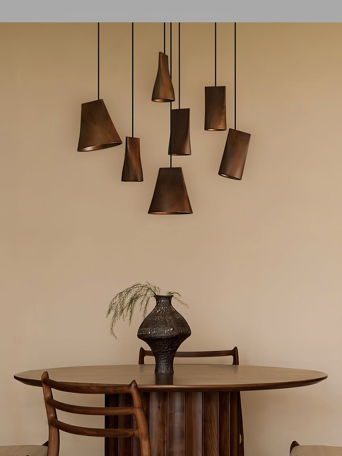 Sylorena Rustic Houten hanglamp