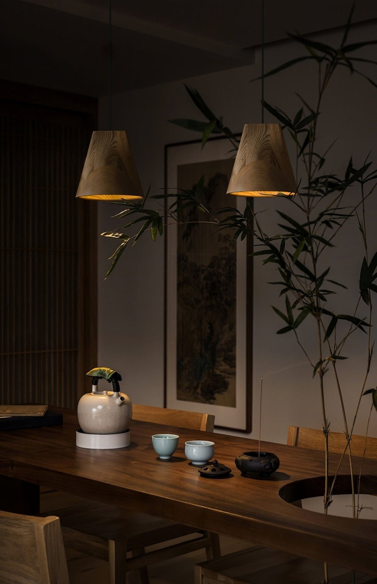 Sylorena Rustic Houten hanglamp