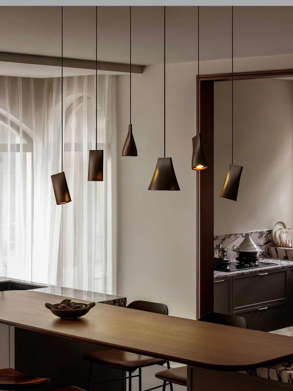 Sylorena Rustic Houten hanglamp