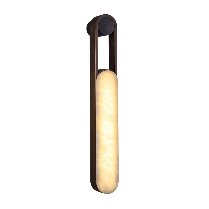 Albelira wandlamp met albasten kader