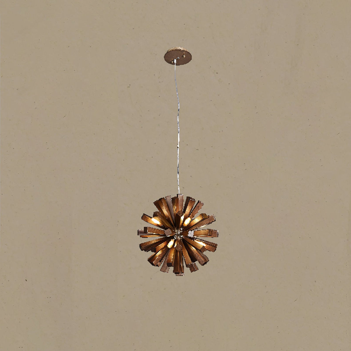 Elvarelle Premium Noordse kunst Burst hout kroonluchter