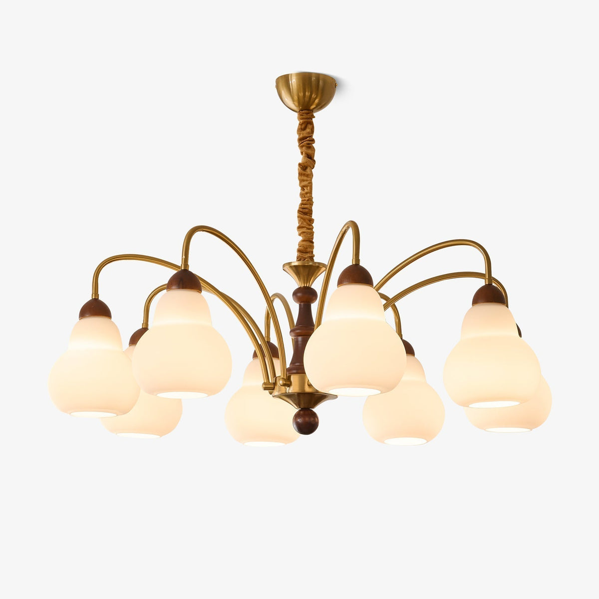 Novelle Traditionele Elegantie Vintage Hout Kroonluchter