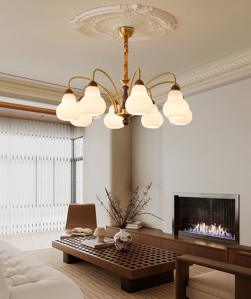 Novelle Traditionele Elegantie Vintage Hout Kroonluchter