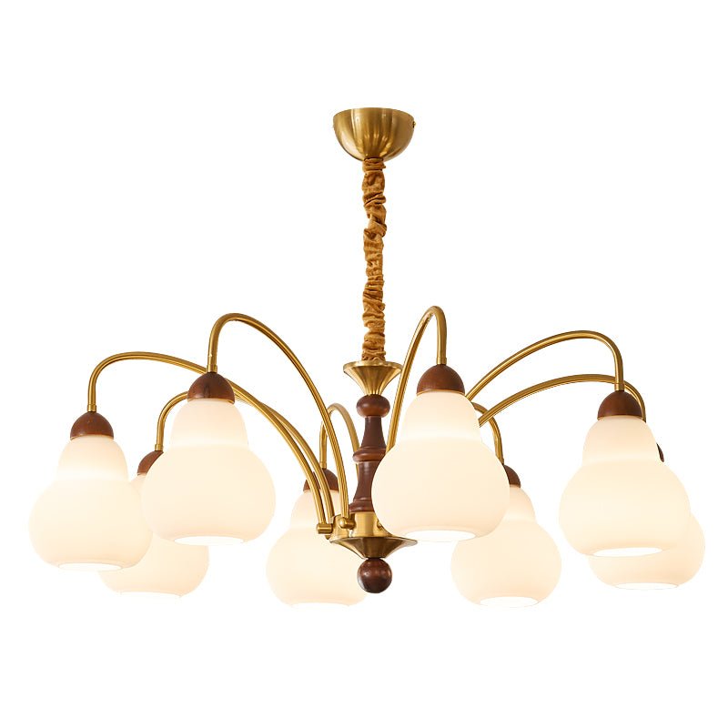 Novelle Traditionele Elegantie Vintage Hout Kroonluchter