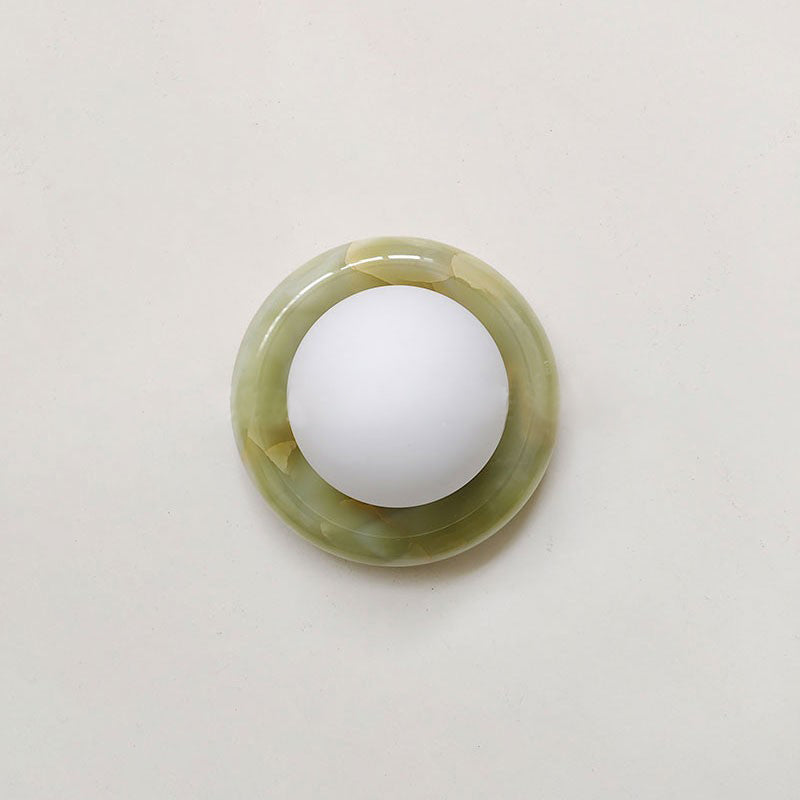 Cemaros Jade glas wandlamp
