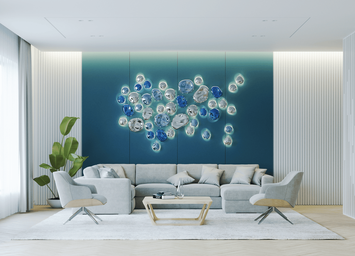 Nyzoris Bubble glas wandlamp