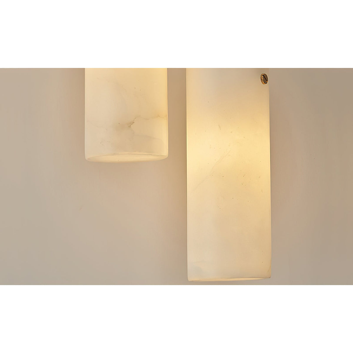 Lyvina verticale hanglamp van albast