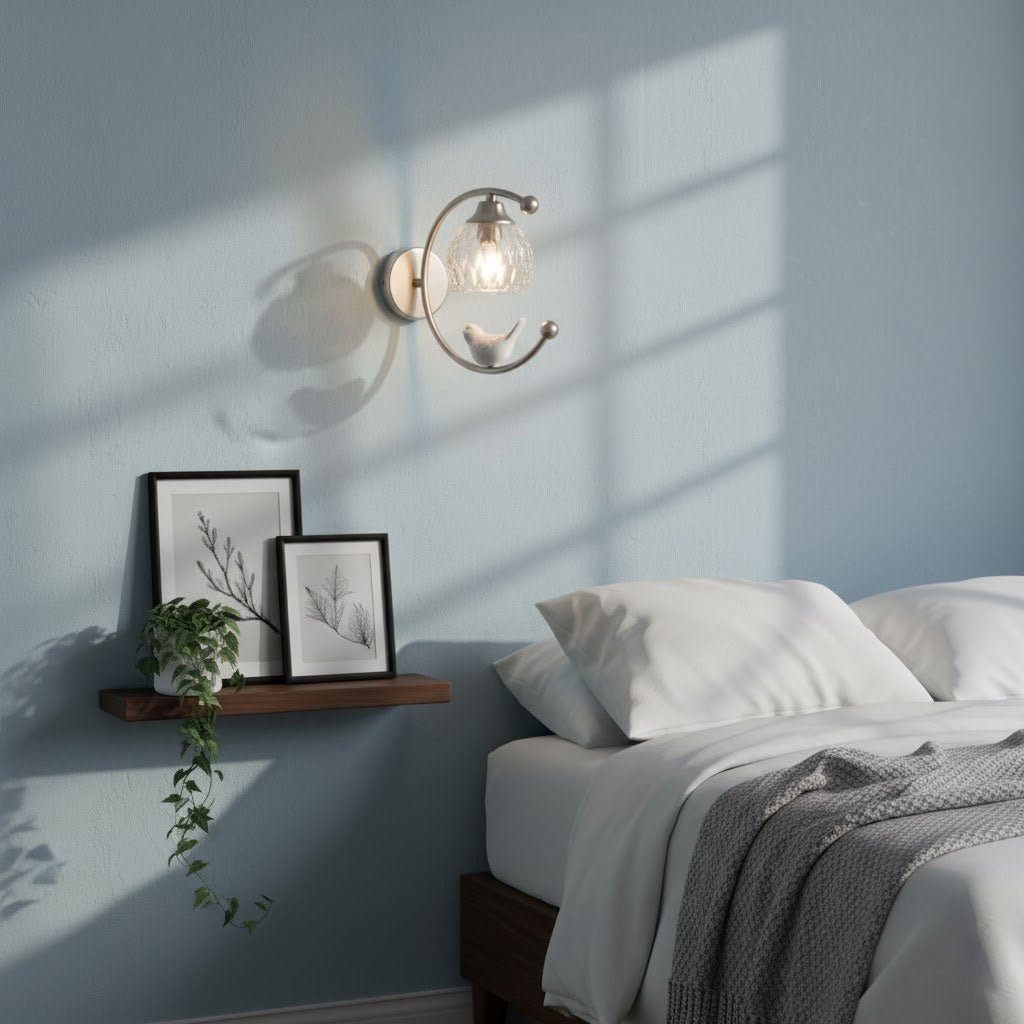 Felix Linearo Artistiek Keramiek Vogel Wandlamp
