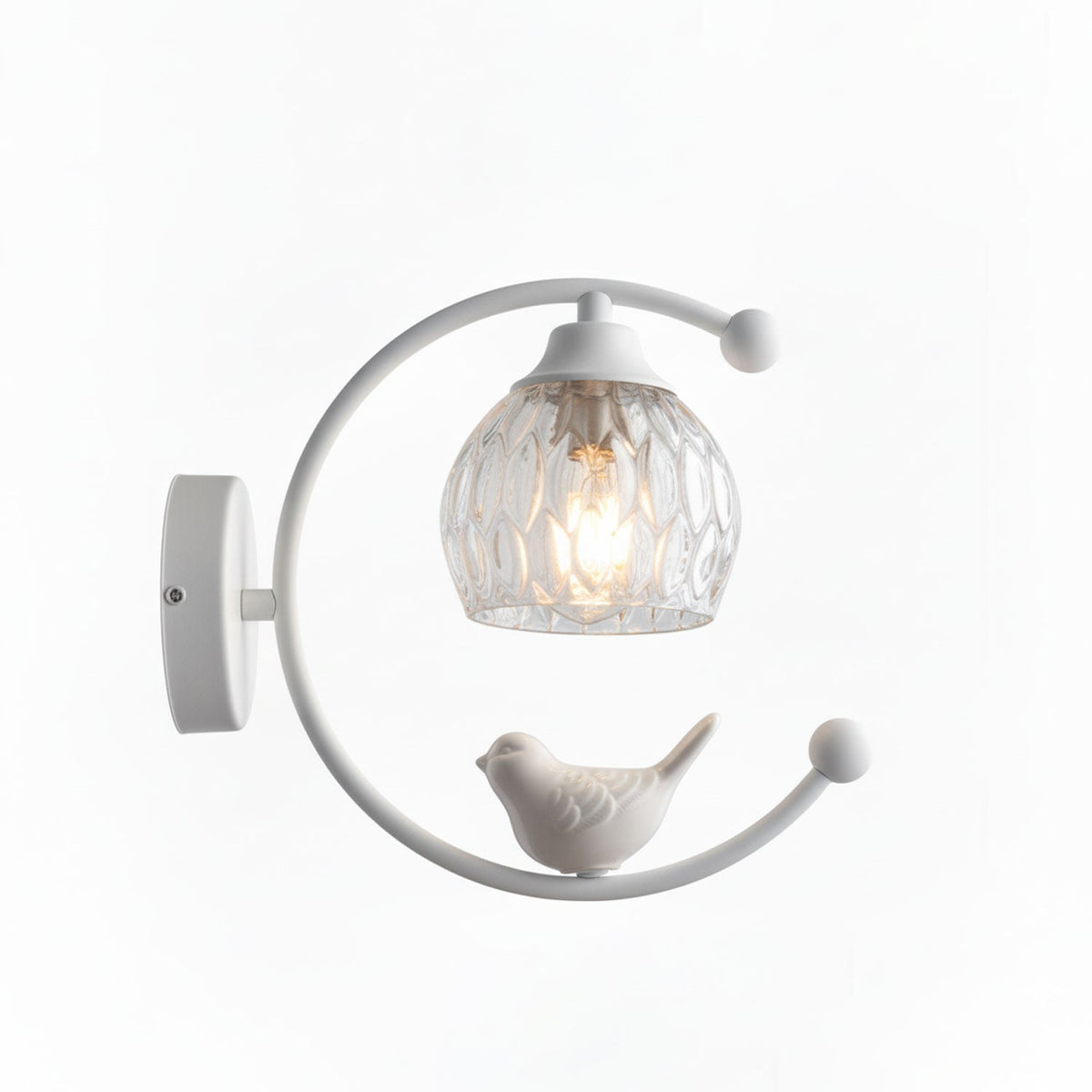 Felix Linearo Artistiek Keramiek Vogel Wandlamp