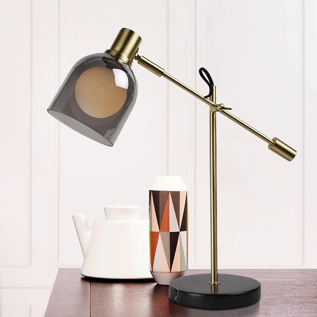 Locor tafellamp met marmeren afwerking