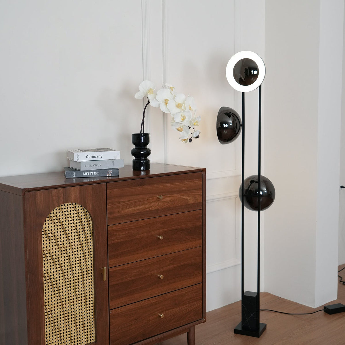 Alio Moderne vloerlamp van marmer