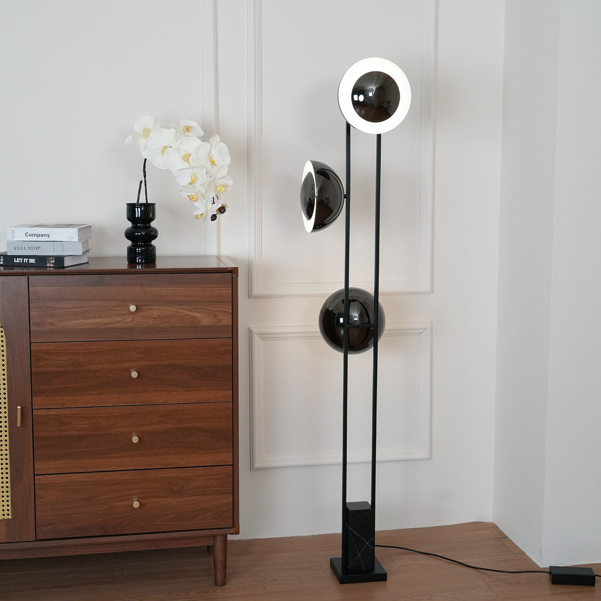 Alio Moderne vloerlamp van marmer
