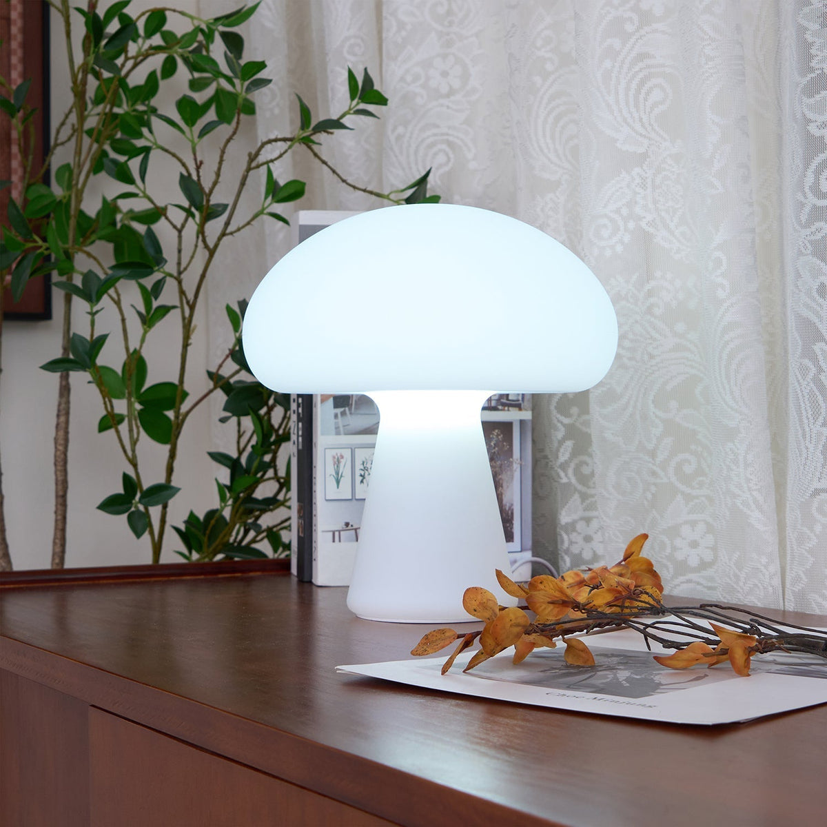 Ombra Whimsical tafellamp met glazen kap