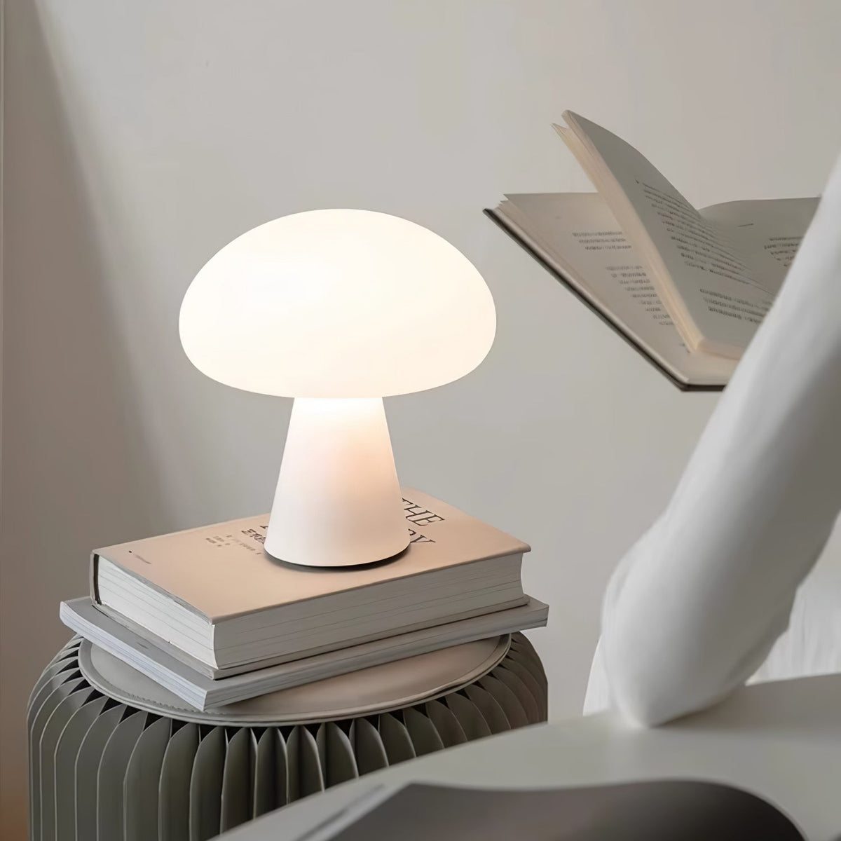 Ombra Whimsical tafellamp met glazen kap
