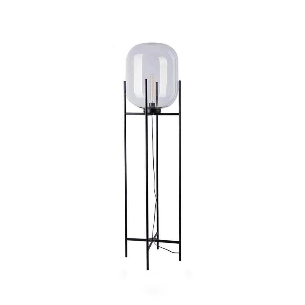 Liorivelia industriële vloerlamp van glas