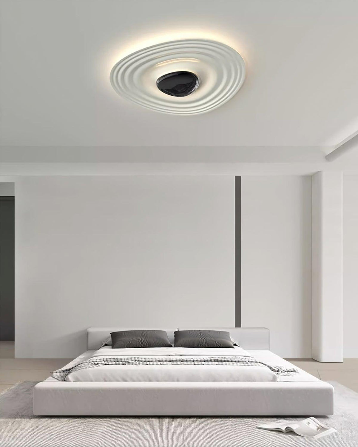 Idra plafondlamp Ripple Ring Modern sculpturaal